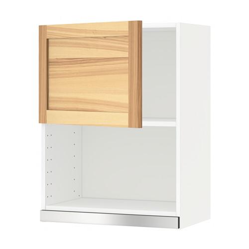 МЕТОД Навесной шкаф для СВЧ-печи - белый, Торхэмн естественный ясень, 60x80 см МЕТОД Навесной шкаф для СВЧ-печи - белый, Торхэмн естественный ясень, 60x80 см