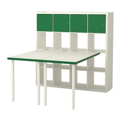 Karşılıklı Kese Santigrat derece  Kallax íróasztal kombináció - fehér / zöld / fehér (s29123053) -  vélemények, ár összehasonlítás