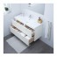 ODENSVIK/GODMORGON шкаф для раковины с 4 ящ хромированный