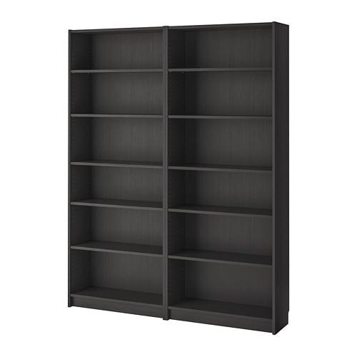 БИЛЛИ Стеллаж - черно-коричневый