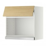 МЕТОД Навесной шкаф для СВЧ-печи - 60x60 см, Тингсрид под березу, белый