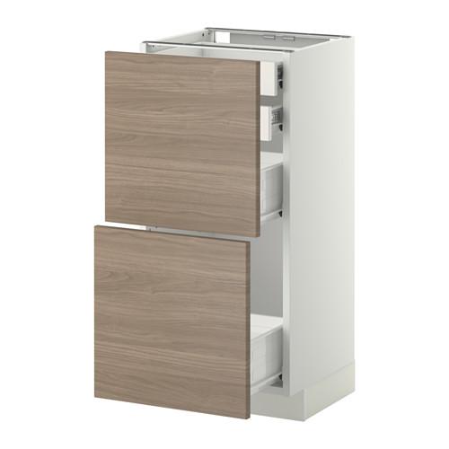 МЕТОД / ФОРВАРА Нплн шк 2фрнт/2низк/2 выс/2срдн ящ - белый, Брокхульт под грецкий орех светло-серый, 40x37 см МЕТОД / ФОРВАРА Нплн шк 2фрнт/2низк/2 выс/2срдн ящ - белый, Брокхульт под грецкий орех светло-серый, 40x37 см