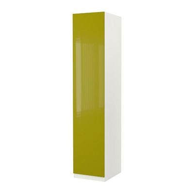 ПАКС Гардероб с 1 дверью - Фардаль зеленый, белый, 50x60x236 см, стандартные петли