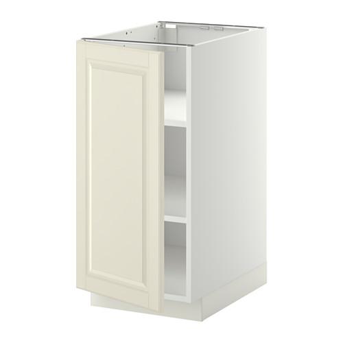 МЕТОД Напольный шкаф с полками - белый, Будбин белый с оттенком, 40x60 см МЕТОД Напольный шкаф с полками - белый, Будбин белый с оттенком, 40x60 см