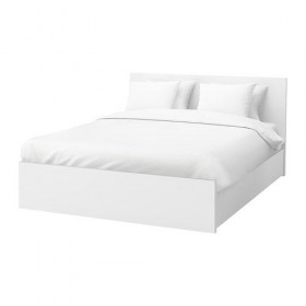 МАЛЬМ Высокий каркас кровати/4 ящика - 160x200 см, -, белый