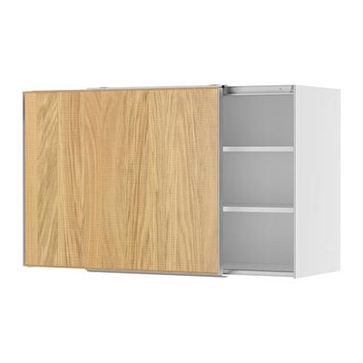 ФАКТУМ Навесной шкаф с рздвжн дверц - Норье дуб, 120x70 см