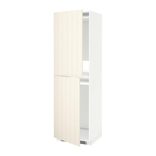 МЕТОД Высок шкаф д холодильн/мороз - белый, Хитарп белый с оттенком, 60x60x200 см