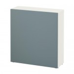 БЕСТО Стеллаж с дверью - белый/Вальвикен серо-бирюзовый БЕСТО Стеллаж с дверью - белый/Вальвикен серо-бирюзовый