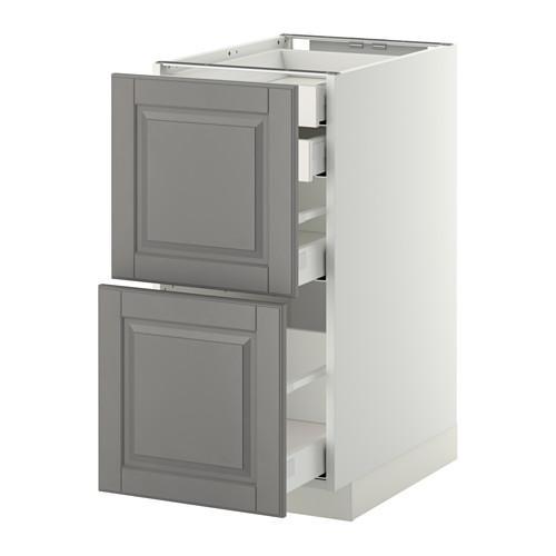 МЕТОД / МАКСИМЕРА Напл шк 2 фрнт/2низ/1срд/1 выс ящ - белый, Будбин серый, 40x60 см МЕТОД / МАКСИМЕРА Напл шк 2 фрнт/2низ/1срд/1 выс ящ - белый, Будбин серый, 40x60 см