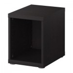 БЕСТО Секция полок/верхний доп модуль - черно-коричневый БЕСТО Секция полок/верхний доп модуль - черно-коричневый