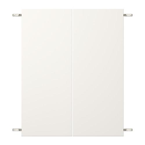 VEDDINGE пара дверец с петлями белый 80x100 см