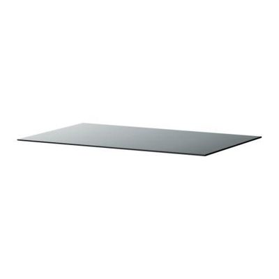 Malm Glass Top Transparent Grey 160x48 Cm 60142657 Reviews