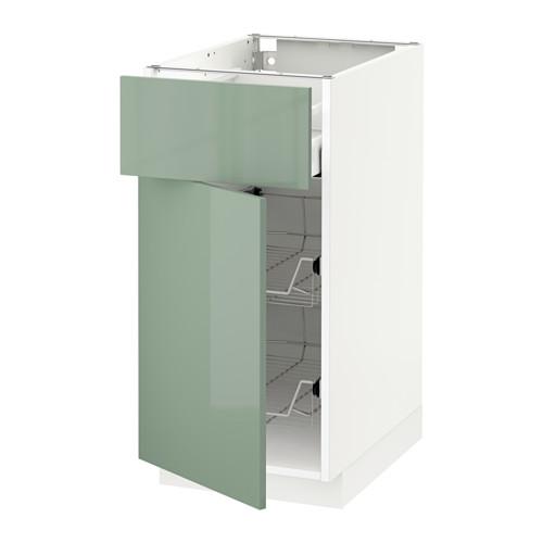 METOD/MAXIMERA напольн шкаф с пров корз/ящ/дверью оцинковка METOD/MAXIMERA напольн шкаф с пров корз/ящ/дверью оцинковка