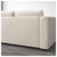 ВИМЛЕ 5-местный угловой диван - Гуннаред бежевый