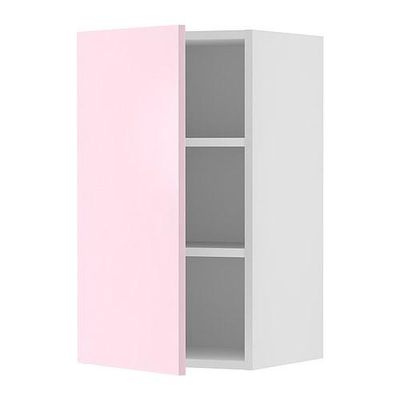 ФАКТУМ Шкаф навесной - Рубрик Аплод светло-розовый, 40x92 см