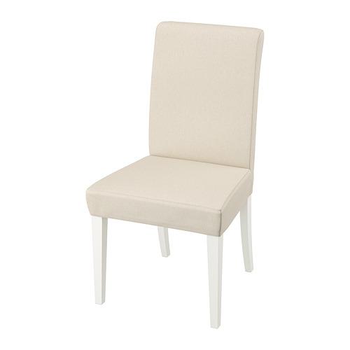 betreuren Bakken Begunstigde HENRIKSDAL chair white / Linnerid unpainted (398.745.57) - reviews, price,  where to buy