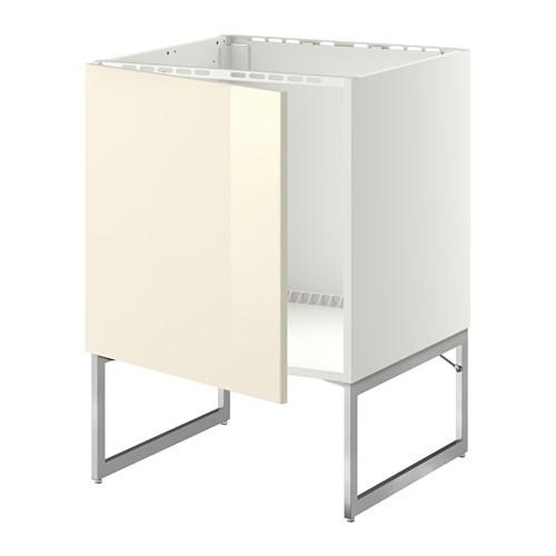 МЕТОД Напольный шкаф для раковины - Рингульт глянцевый кремовый, МЕТОД Напольный шкаф для раковины - Рингульт глянцевый кремовый,