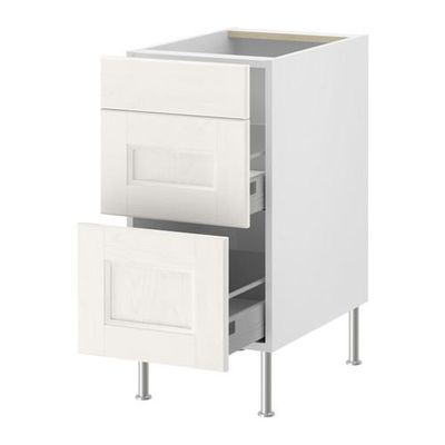 ФАКТУМ Напольный шкаф д/мусорн контейнеров - Рамшё белый ФАКТУМ Напольный шкаф д/мусорн контейнеров - Рамшё белый