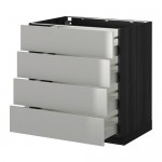 METOD/MAXIMERA напольн шкаф 4 фронт панели/4 ящика METOD/MAXIMERA напольн шкаф 4 фронт панели/4 ящика