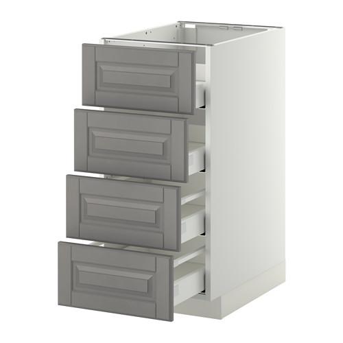 METOD напольн шкаф 4 фронт панели/4 ящика оцинковка METOD напольн шкаф 4 фронт панели/4 ящика оцинковка