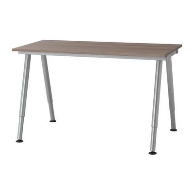 Chrome IKEA Galant Desk A-Leg Silver 400.574.57 
