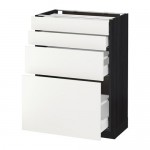 METOD/MAXIMERA напольн шкаф 4 фронт панели/4 ящика METOD/MAXIMERA напольн шкаф 4 фронт панели/4 ящика