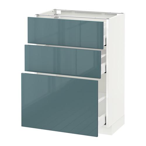 METOD/MAXIMERA напольный шкаф с 3 ящиками METOD/MAXIMERA напольный шкаф с 3 ящиками