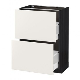 METOD/MAXIMERA напольный шкаф с 2 ящиками оцинковка