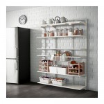 АЛЬГОТ Настенная шина/полка/корзина