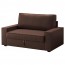 ВИЛАСУНД Чехол на 2-местный диван-кровать - Бурред темно-коричневый