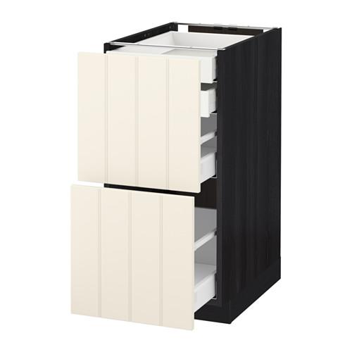 МЕТОД / МАКСИМЕРА Напл шк 2 фрнт/2низ/1срд/1 выс ящ - под дерево черный, Хитарп белый с оттенком, 40x60 см МЕТОД / МАКСИМЕРА Напл шк 2 фрнт/2низ/1срд/1 выс ящ - под дерево черный, Хитарп белый с оттенком, 40x60 см