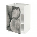 МЕТОД Напольный шкаф с полками - белый, Кальвиа с печатным рисунком, 60x60 см МЕТОД Напольный шкаф с полками - белый, Кальвиа с печатным рисунком, 60x60 см