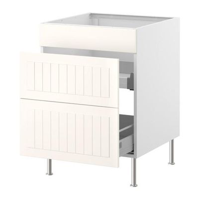 ФАКТУМ Напол шк п/мйк с 2 ящ/2 фрнт пнл - Стот белый с оттенком, 60 см ФАКТУМ Напол шк п/мйк с 2 ящ/2 фрнт пнл - Стот белый с оттенком, 60 см