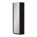 ПАКС Гардероб угловой - Викедаль , черно-коричневый, 73/73x60x236 см, ПАКС Гардероб угловой - Викедаль , черно-коричневый, 73/73x60x236 см,