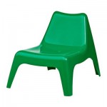 ИКЕА ПС ВОГЭ Садовое легкое кресло - , зеленый