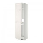 МЕТОД Высок шкаф д холодильн/мороз - 60x60x220 см, Лаксарби белый, белый