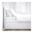 MALM высокий каркас кровати/4 ящика белый/Лурой 140x200 cm