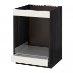 МЕТОД / ФОРВАРА Напол шк д/вароч панели+духовки/ящ - под дерево черный, Веддинге белый МЕТОД / ФОРВАРА Напол шк д/вароч панели+духовки/ящ - под дерево черный, Веддинге белый