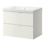 ГОДМОРГОН/ОДЕНСВИК Шкаф для раковины с 2 ящ - белый ГОДМОРГОН/ОДЕНСВИК Шкаф для раковины с 2 ящ - белый