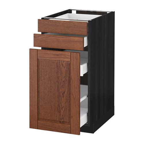 МЕТОД / МАКСИМЕРА Нплн шк с вдв мдл/2 фрнт - под дерево черный, Филипстад коричневый, 40x60 см