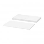 НОРДЛИ Верхняя панель и цоколь - белый, 80x47 см