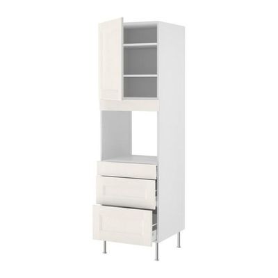 ФАКТУМ Вск шк д кмбнц дхвк+3 ящ - Рамшё белый, 60x211 см