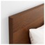 МАЛЬМ Каркас кровати, высокий - 160x200 см, Лонсет, коричневая морилка ясеневый шпон