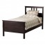 ХЕМНЭС Каркас кровати - черно-коричневый