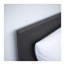 MALM каркас кровати+2 кроватных ящика черно-коричневый/Лонсет 140x200 cm