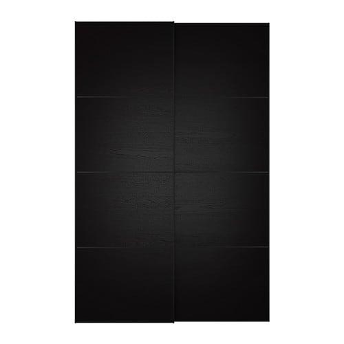 ИЛЬСЕНГ Пара раздвижных дверей - 150x236 см, устройство д/плавн закрывания