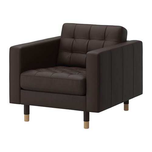 ЛАНДСКРУНА Кресло - Гранн/Бумстад темно-коричневый, дерево