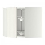 МЕТОД Угл нвсн шкф с вращающ секц - 68x60 см, Росдаль белый ясень, белый