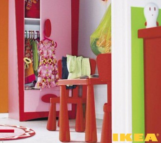 Интерьер детской комнаты ИКЕА