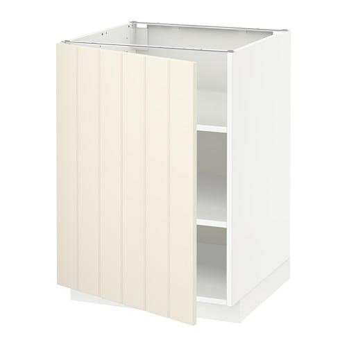МЕТОД Напольный шкаф с полками - белый, Хитарп белый с оттенком, 60x60 см МЕТОД Напольный шкаф с полками - белый, Хитарп белый с оттенком, 60x60 см